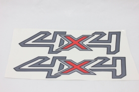 Emblema '4x4' Ranger 17/19 Grafite/Preto