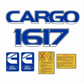 Kit Emblemas Ford Cargo