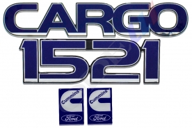Kit Emblema Cargo 1521 Cummins Resinado