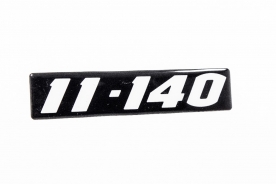 Emblema '11-140' Retangular Antigo 81/91
