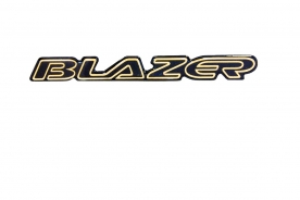 Emblema 'Blazer' Executive Ouro Resinado