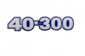 Emblema Vw '40-300' Pequeno Resinado 99/01