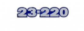 Emblema Vw '23-220' Grande Resinado 02/06