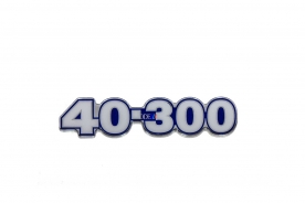 Emblema '40-300 Grande Resinado