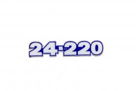 Emblema '24-220' Pequeno Resinado
