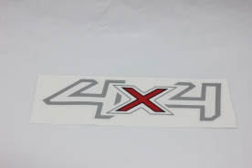 Emblema '4x4' Ranger 17/19 Cinza/Branco