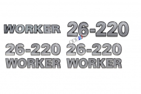 Kit Emblema Vw 26-220 Worker Resinado