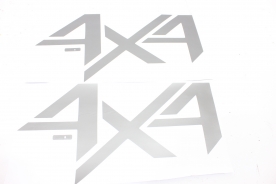 Emblema '4x4' Frontier Attack 17/20 Grafite (Par)