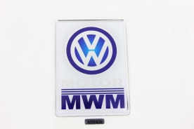 Emblema 'Mwm Vw' Vw Caminhões Resinado