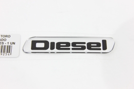 Emblema 'Diesel' Toro Cromado