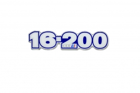 Emblema '16-200' Pequeno Resinado 98/00