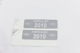 Emblema Ford Fabricação 2010 (Par) Ford Universal 2010-2010 Usado (075)