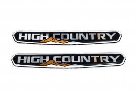 Emblema 'High Country' S10 Cromado Lateral (Par)  (Resinado)