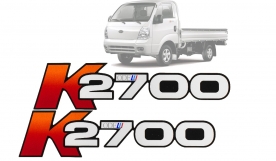 Emblema 'K2700' Bongo