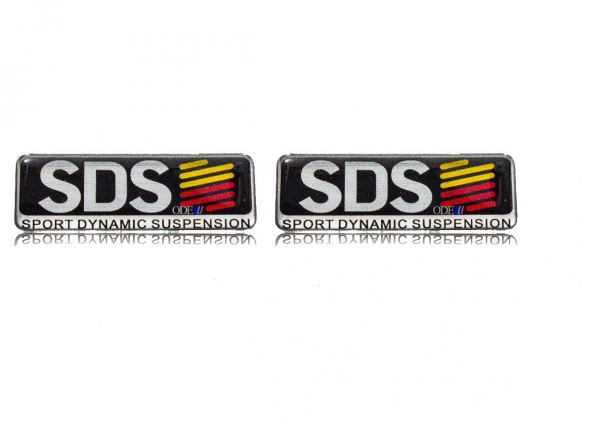 Kit Emblema 'Sds' L200 Triton (Resinado) 2 Peças