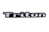 Kit Emblema L200 Triton Gls Resinados 4 Peças
