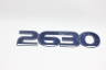 Emblema "2630'' Cargo Capo Azul Grande