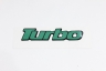 Emblema "turbo" Mini Verde